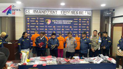 Dalam Sebulan, Enam Kasus Fenomenal Ditangani Polres Berau